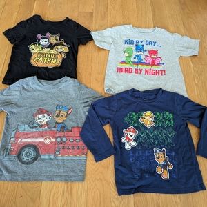 Paw patrol pj masks shirt size 4T
